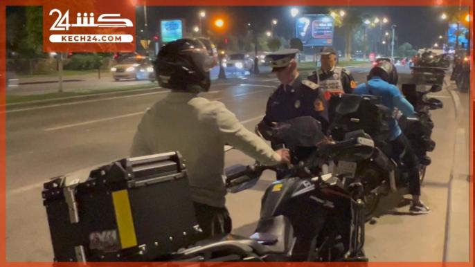 بالڤيديو.. حملة جديدة تستهدف اصحاب الدراجات النارية المخالفة لقانون السير بمراكش