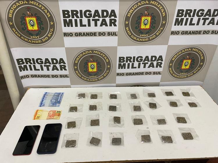 Adolescente suspeito de vender drogas no Parque dos Pinheiros é apreendido pela Brigada Militar