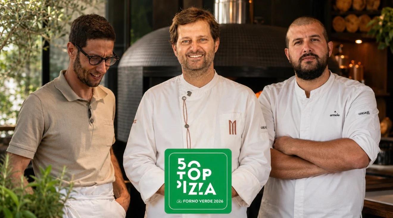 Forno Verde 2026: 50 Top Pizza premia le pizzerie sostenibili, trionfa il Cilento
