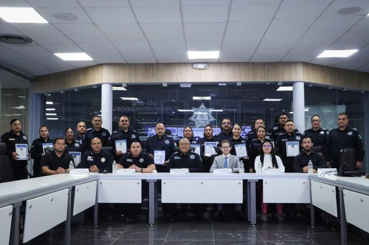 Reconocen a 20 agentes de Juárez por acciones preventivas