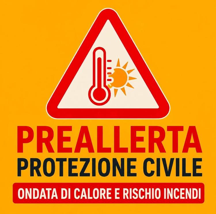 ⚠️ ALLERTA PREVENTIVA PER ONDATE DI CALORE E RISCHIO INCENDI 🔥🌡️ Il Dipartimento Regionale della Protezione Civile ha...