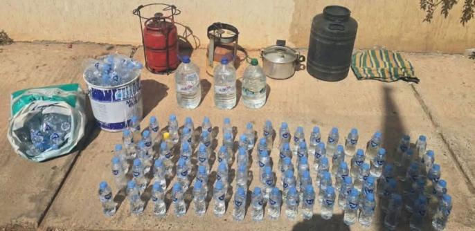 الكارة.. توقيف امرأة وحجز 120 لترا من «ماحيا» داخل منزل