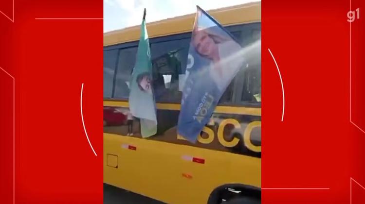 TRE-DF vai apurar uso de ônibus escolares para levar apoiadores de Celina Leão a ato de campanha