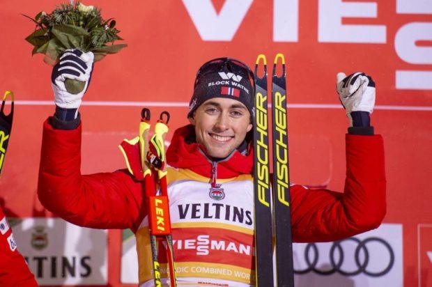 COMBINE NORDIQUE - Sans surprise, Jarl Magnus Riiber a dominé le 5 km du premier concours de l’hiver en coupe du monde de combiné nordique.