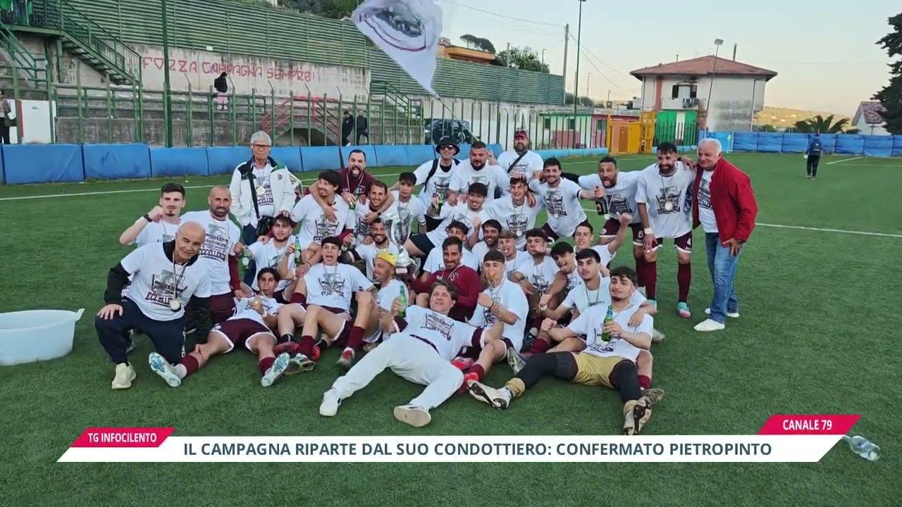 Sport: l’ASD Campagna riparte dal suo condottiero: confermato Pietropinto