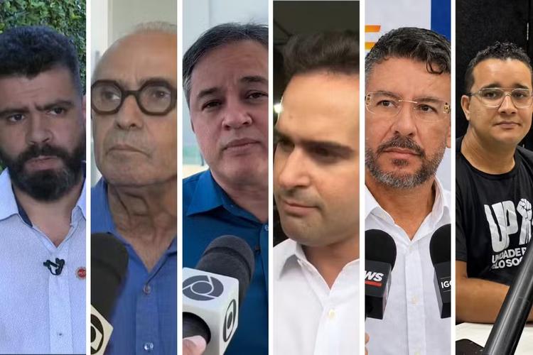 Visita a hospitais, reunião com lojistas e caminhadas: veja como foi o dia dos candidatos ao governo da Paraíba