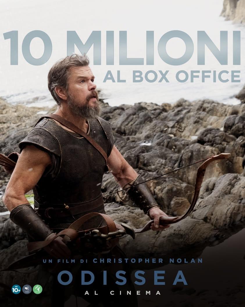 #Odissea di Christopher Nolan è il film più visto nelle sale di tutto il mondo 🤩 🎬 Ti aspetta in sala blu fino a marte...