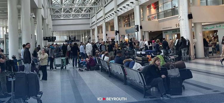 L’aéroport de Beyrouth saturé après l’attaque iranienne de samedi soir