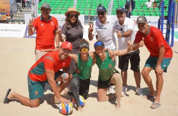 المنتخب المغربي للسيدات يتأهل إلى نهائي بطولة إفريقيا للكرة الطائرة الشاطئية