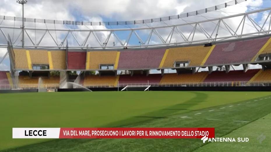 Lecce, stadio Via del Mare: possibili ritardi nel montaggio dei due maxischermi