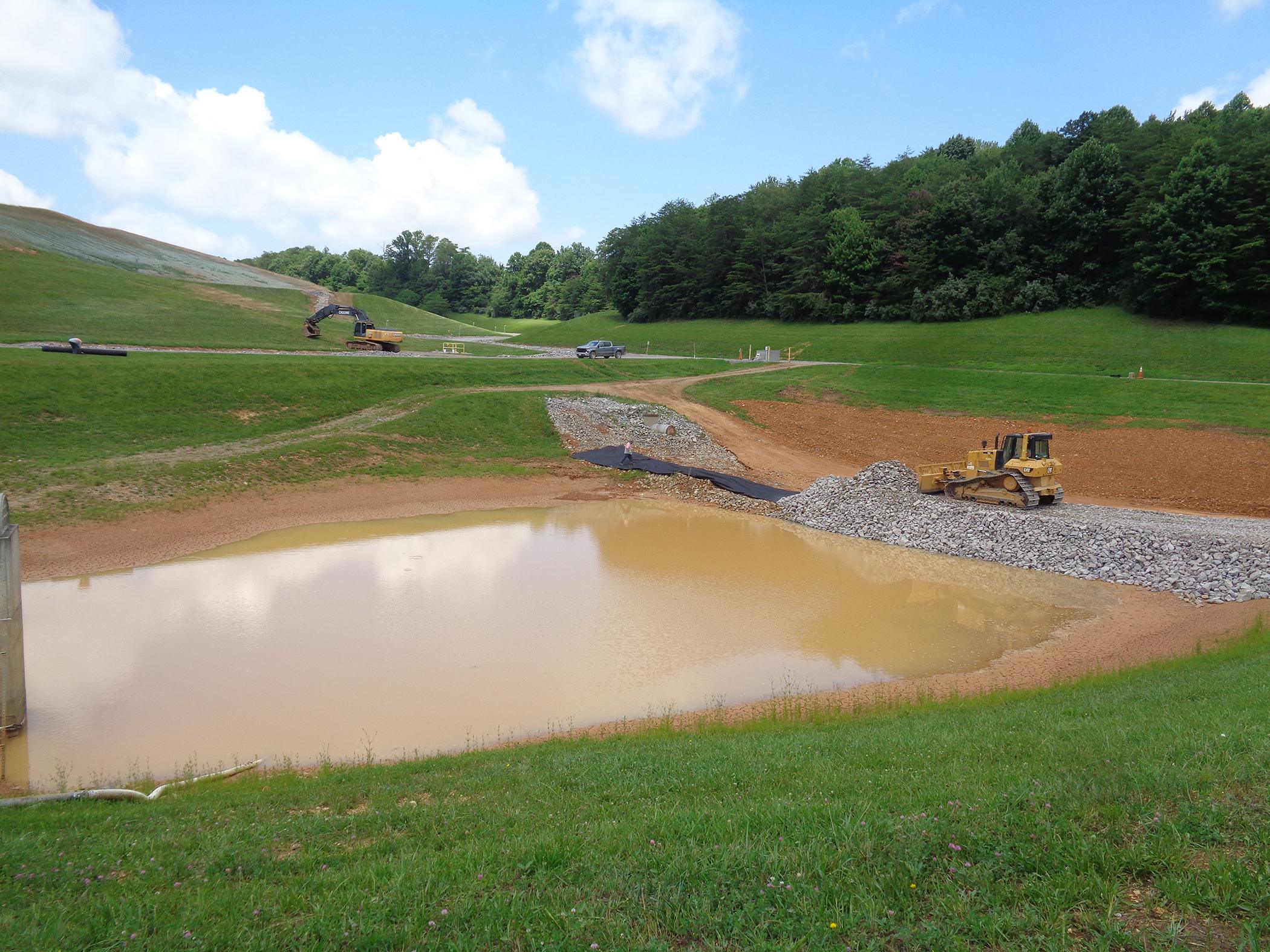 ORRL Pond 2 sediment cleanout completed