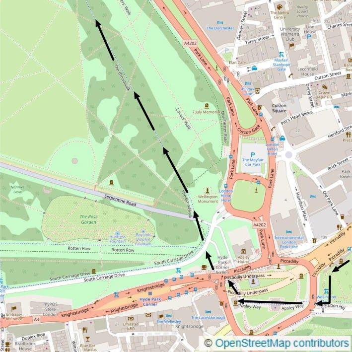 London Half Marathon Run Route