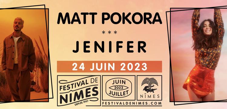 Jeu concours : gagnez vos places pour Matt Pokora – Jenifer au Festival de Nîmes !