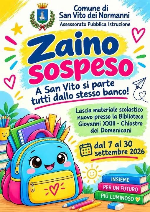 A San Vito dei Normanni la solidarietà riempie gli zaini