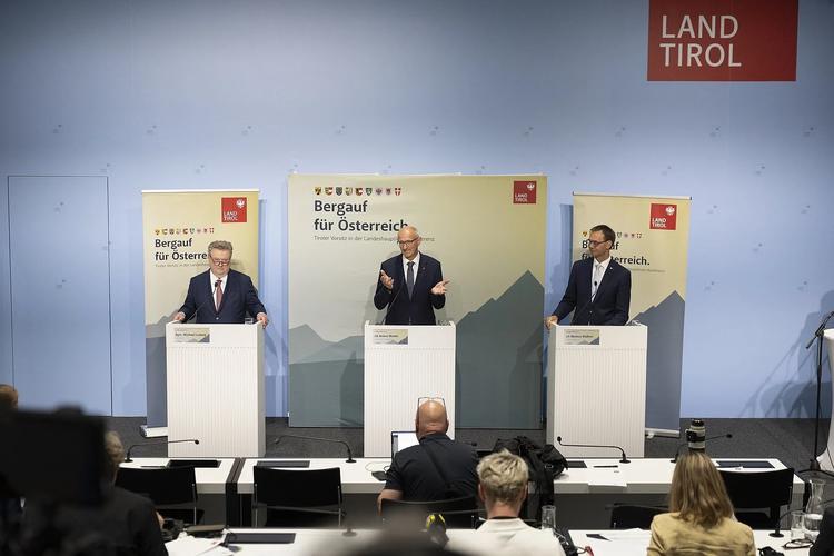 Ludwig, Mattle und Wallner präsentieren Ergebnis der LH-Konferenz