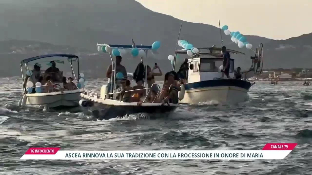 Ascea, la magia della processione a mare per la Madonna di Portosalvo: fede e tradizione abbracciano la costa