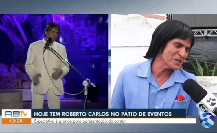 'Roberto Carlos da Shopee' viaja de Salvador a Caruaru para tentar realizar sonho de tirar foto com o Rei