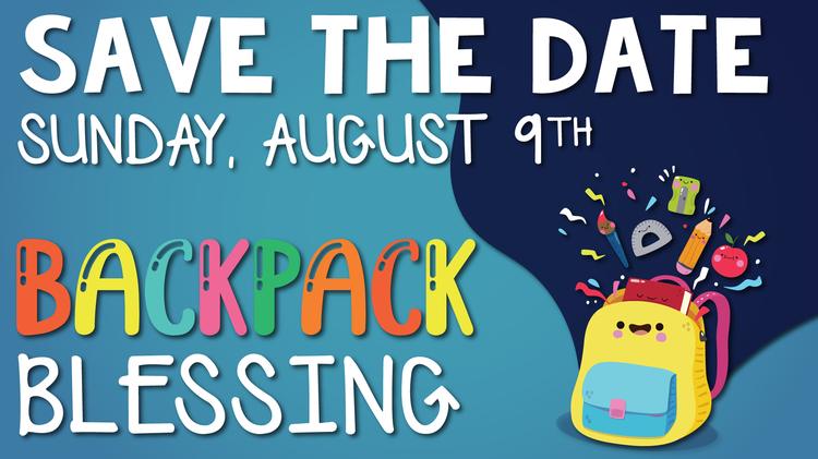 Backpack Blessing