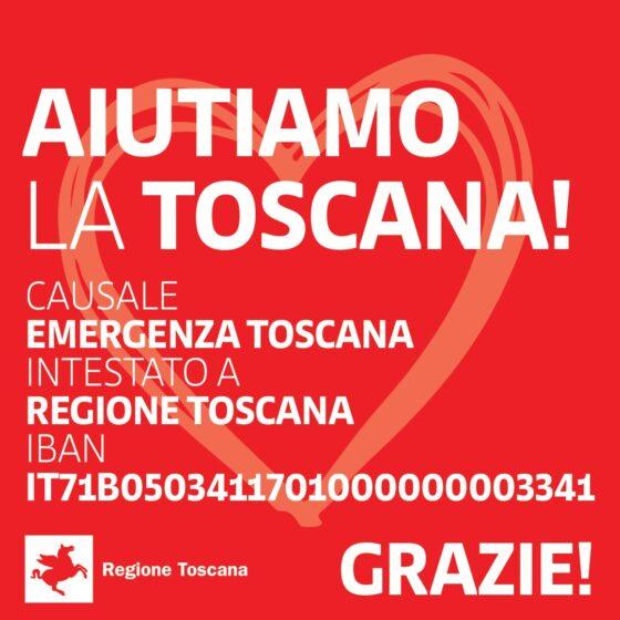 Alluvione: Regione Toscana apre conto per raccogliere fondi e sospende mutui
