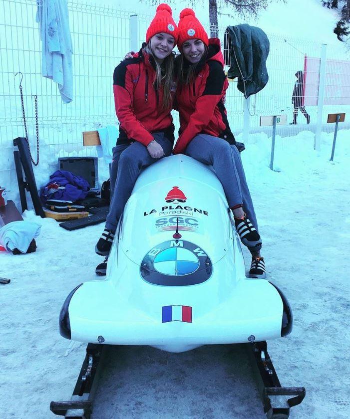bobsleigh, La Plagne, Carla Senechal, Margot Boch