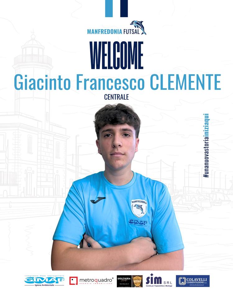 Futsal C2/M, Manfredonia: Giacinto Francesco Clemente ritorna a casa