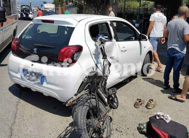 Eboli, due incidenti con bici elettriche in poche ore: due ciclisti feriti