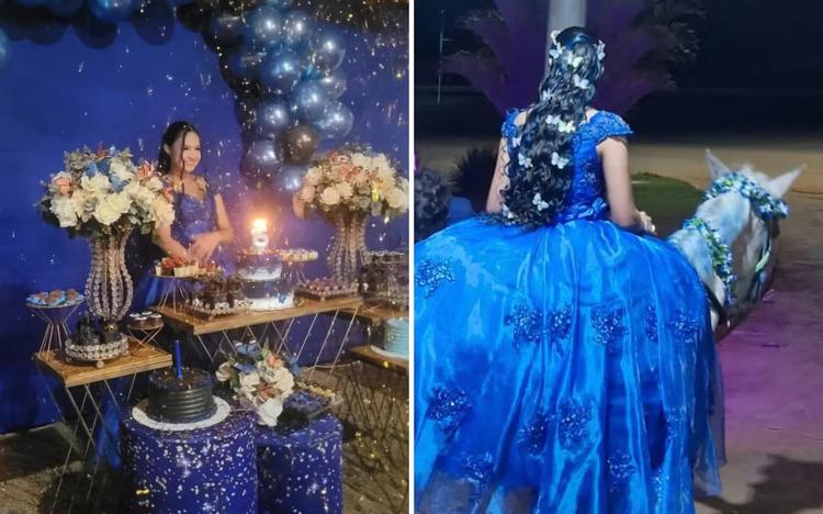 Avô homenageado por neta que entrou em aniversário de 15 anos montada em égua deixou dinheiro para festa antes de morrer, diz família