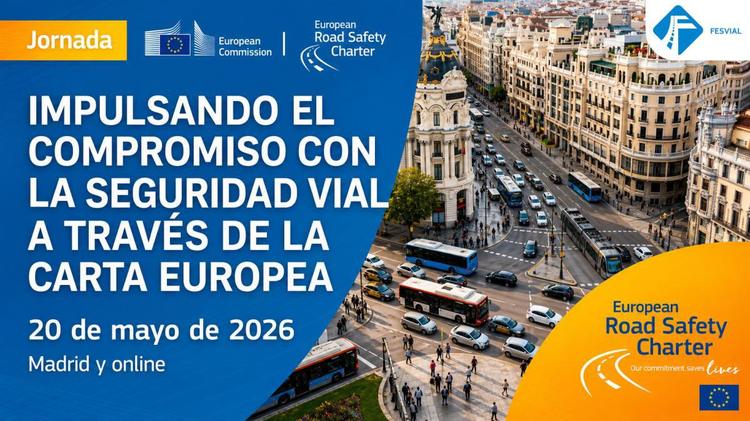 ESPAÑA LIDERA LA CARTA EUROPEA DE SEGURIDAD VIAL CON UN 25% DE ENTIDADES ADHERIDAS