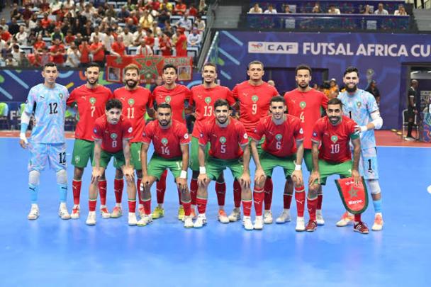 “أسود القاعة” يدكون شباك المنتخب الليبي بسداسية