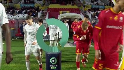 J20 QUEVILLY-ROUEN METROPOLE - EN AVANT GUINGAMP (0 - 1) - Résumé - (QRM - EAG)   2023-2024