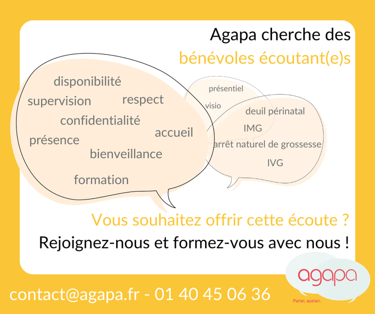 visuel recherche bénévole agapa 2026