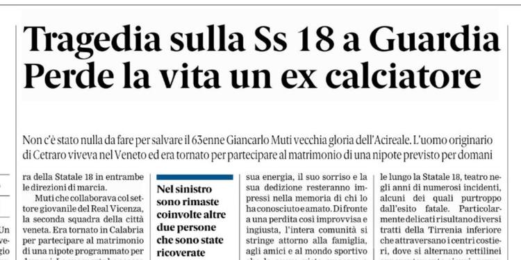 Rassegna stampa 19-06-2026 edizioni Calabria