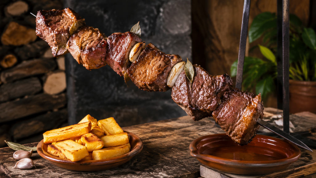 Espetada Madeirense — Brochette de bœuf de Madère au laurier