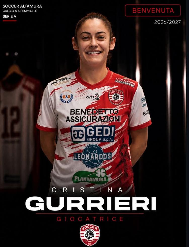 Futsal A/F: Altamura, ufficiale l’arrivo della laterale Gurrieri