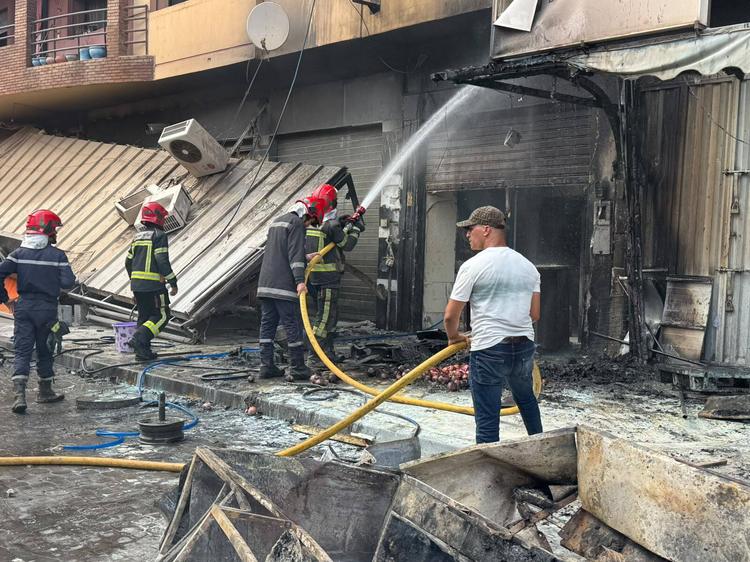 عاجل.. حريق مهول يلتهم محلا لبيع المأكولات بمراكش