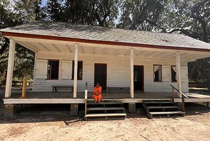Eliza's House at Middleton Place in Charleston, South Carolina, is an authentic c. 1870 Reconstruction-era freedman’s dwelling. Named after its final resident, Eliza Leach, it houses the permanent 