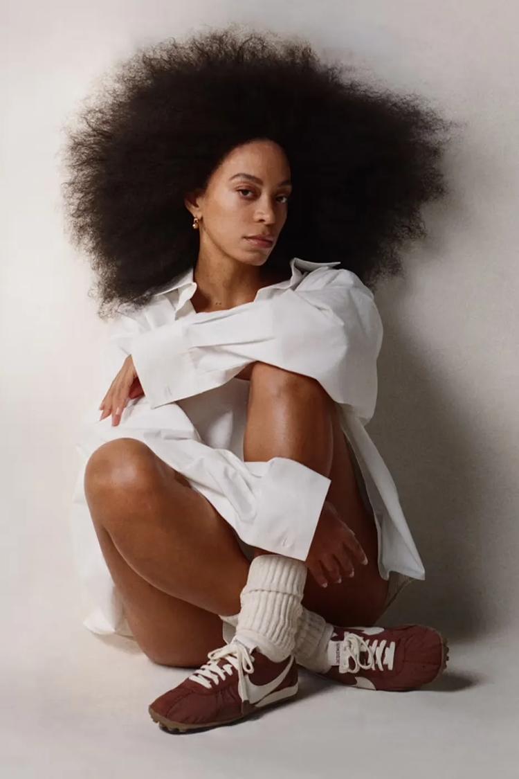 WHM: Solange Shows Style In Jacquemus x Nike Moon Shoe Campaign
