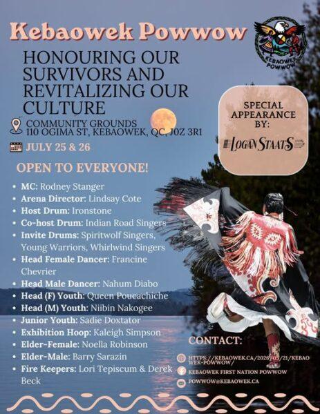 Kebaowek Pow Wow 2026