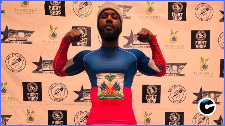 MMA : l’Haïtien Jimkelly Saint-Pierre remporte son combat en moins d’une minute à l’ECF