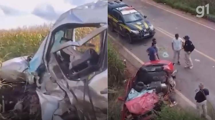 Dois jovens e bebê morrem após acidente entre carro e van na BR-330, no sul do MA