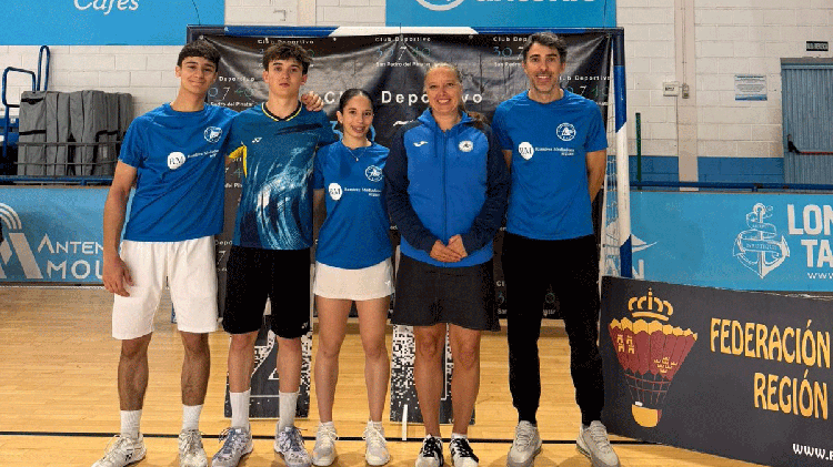 #Aspe brilla en el ranking nacional de Bádminton en San Pedro del Pinatar