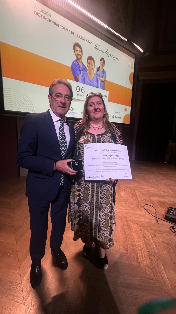 Patricia Según López, Distinción Dama de la Lámpara Florence Nightingale: “La escucha activa y el cariño al paciente no pueden perderse”