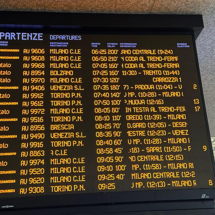 Guasto sull'alta velocità Roma-Napoli, caos treni e ritardi fino a 2 ore