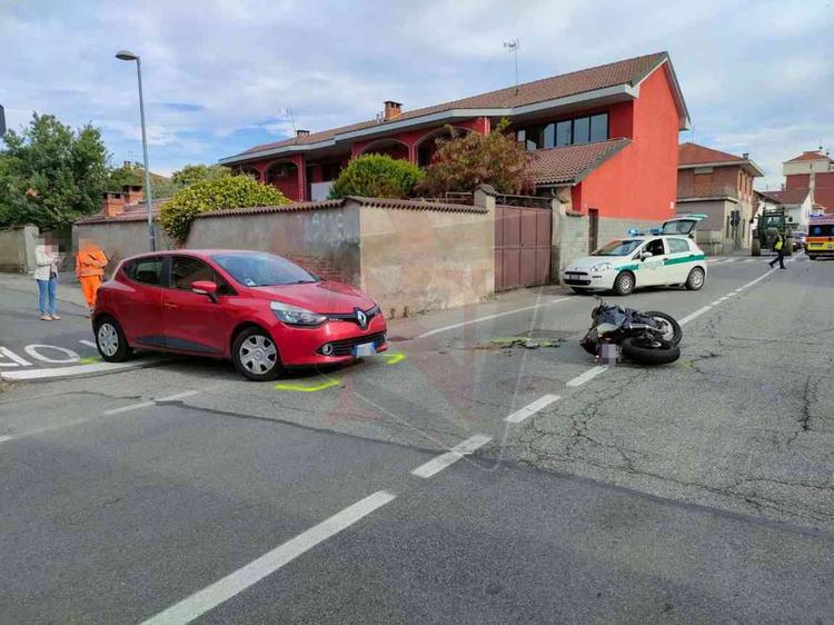 volpiano incidente via trento