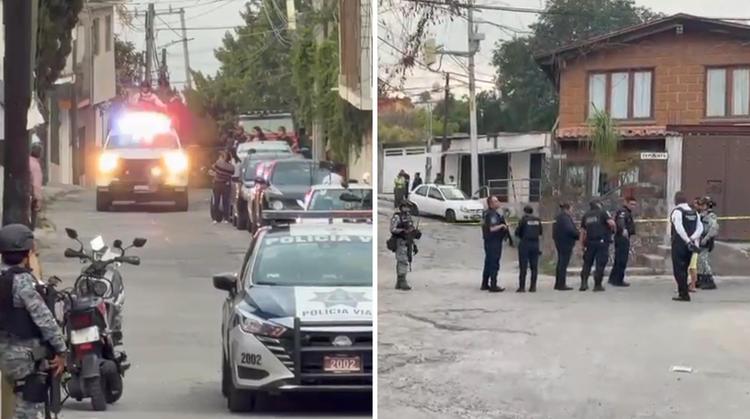 Acribillan a dos hombres en calles del poblado de Santa María Ahuacatitlán en Cuernavaca