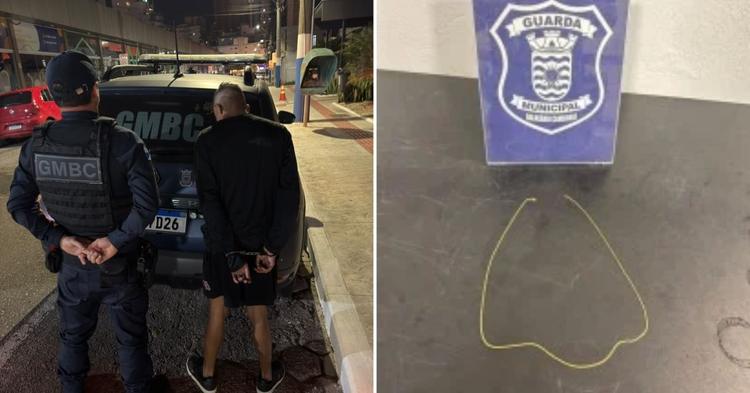 Idosa de 81 anos é vítima de roubo e agressão no Centro de Balneário Camboriú; filho  detém ladrão