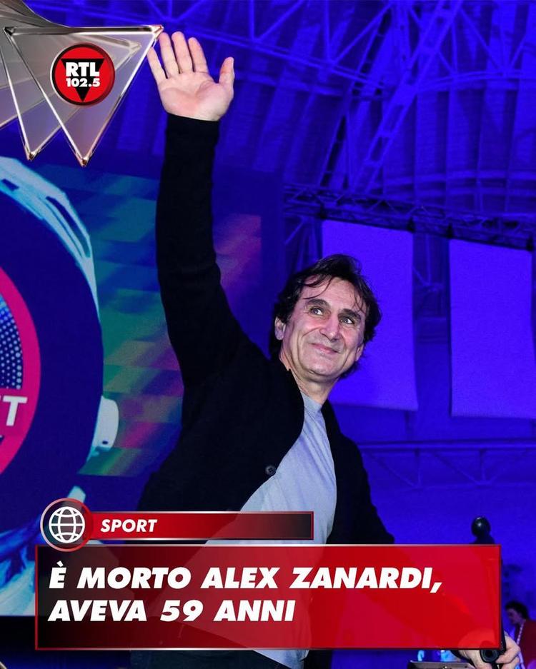 🔴  È morto Alex Zanardi. Lo annuncia la famiglia. Ex pilota di Formula 1 e campione-simbolo del paralimpismo, Zanardi,...