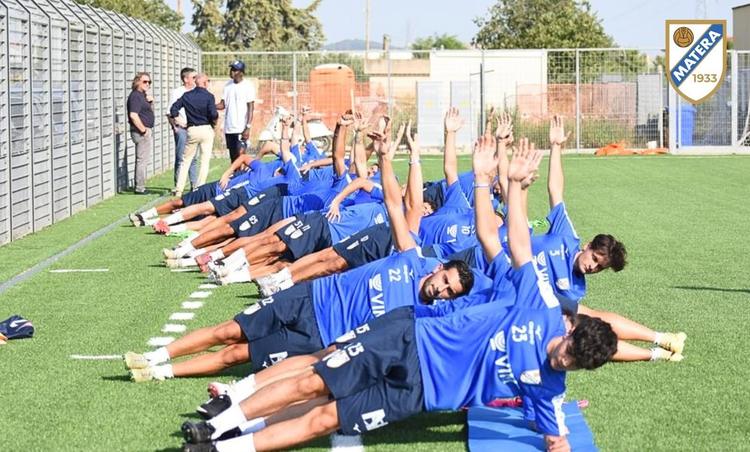 Matera, chiusa la prima settimana di lavoro tra test atletici, palestra e campo