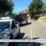 Incendio a Roccadaspide: fiamme e paura in località Acquaviva
