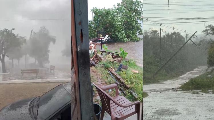 Microburst: moradora relata pânico durante microexplosão atmosférica no PI: 'Única coisa que podíamos fazer era rezar'